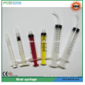 plastic medical oral syringe